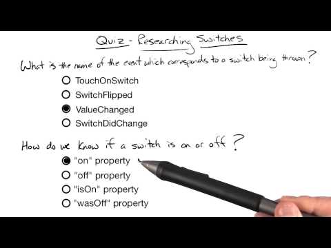 Researching Switches for Color Maker UIKit Fundamentals