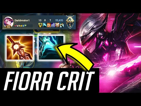 PRO FIORA CRIT BUILD on PATCH 2.4 in Wild Rift - WATCH IF YOU WANNA MASTER SPLIT PUSHING