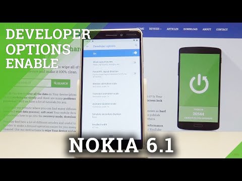 How to Enable Developer Options in NOKIA 6.1 - OEM Unlocking