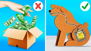 CARDBOARD GENIUS CRAFTS 📦 Coolest Hacks and DIY