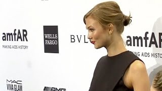 Michelle Rodriguez & Karlie Kloss at The 'amfAR' Event! | Feb 2014