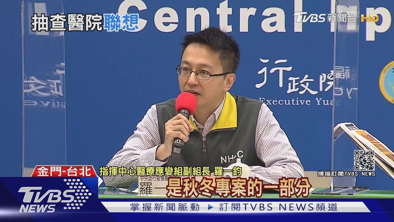 抽查醫院防疫! 羅一鈞:秋冬專案一部分