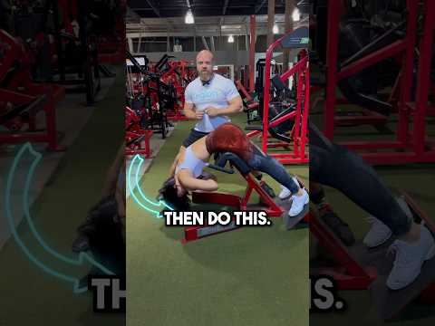 Glutes vs Back Extensions #glutes #shorts