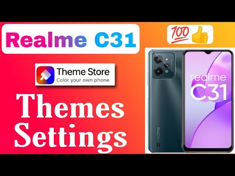 Realme C31 Themes Settings | How to change theme in realme c31