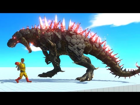 OMEGA LAVA ZILLA vs SAITAMA, LAVA GOLEM, WARDEN, HULK!... | Animal Revolt Battle Simulator
