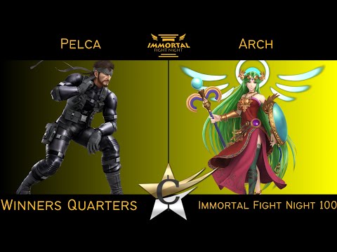Immortal Fight Night 100 Winners Quarters - Pelca (Snake) vs Arch (Palutena) Smash Ultimate - SSBU