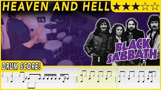 Heaven and Hell - Black Sabbath | DRUM SCORE Sheet Music | #456 DRUMSCRIBE