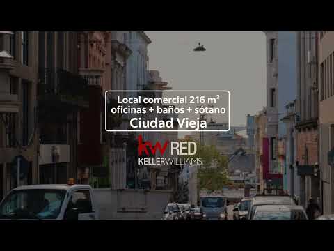 Video de YouTube - Local Comercial , oficina, Ciudad Vieja con renta