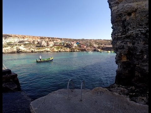 Malta Diving: Anchor Bay & Cave near Popeye village