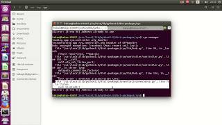 python socket.error: [Errno 98] Address already in use