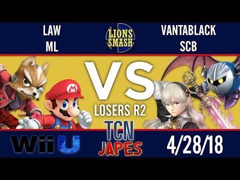 TCNJapes 6 - Law + ML vs Vantablack + SCB - Smash 4 Doubles Losers R2
