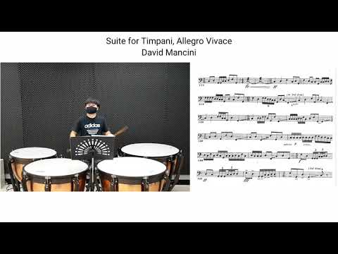 Suite for Timpani, Allegro Vivace