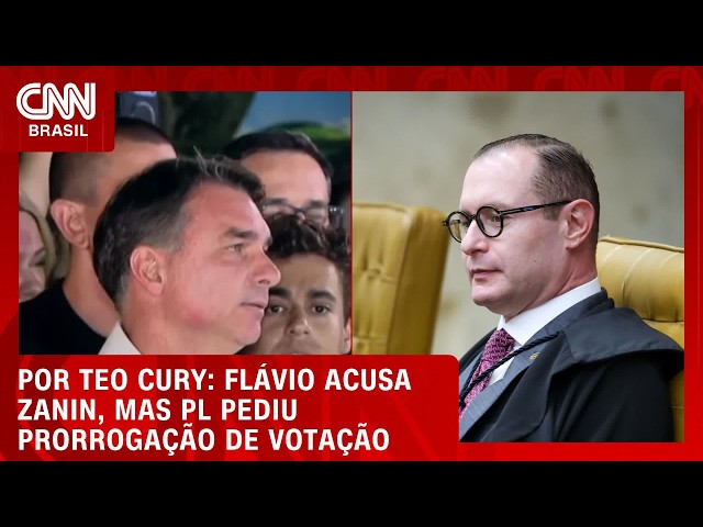Flávio critica Zanin, mas PL pediu prorrogação de votação | LIVE CNN