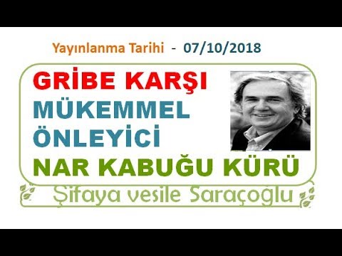 GRİBE KARŞI MÜKEMMEL ÖNLEYİCİ NAR KABUĞU KÜRÜ ~ Şifaya vesile Saraçoğlu