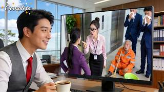 💕CEO odia a esposa de contrato!Pero al verla en cámara protegiendo al abuelo limpiador,se enamoró!