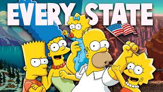 EVERY US State The Simpsons Visited & Offended - FULL BREAKDOWN