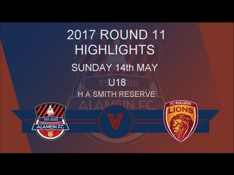 RD11 2017: U18 Alamein FC vs FC BULLEEN LIONS Highlights