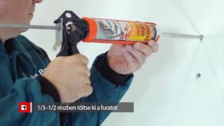 DEBBEX poliészter SF dübelragasztó