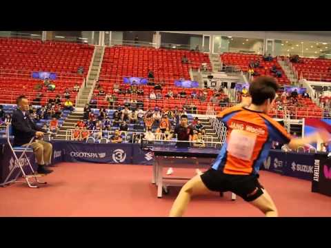 AsianTableTennisUnion 2015 10 02 JANG jike VS JANG woojin