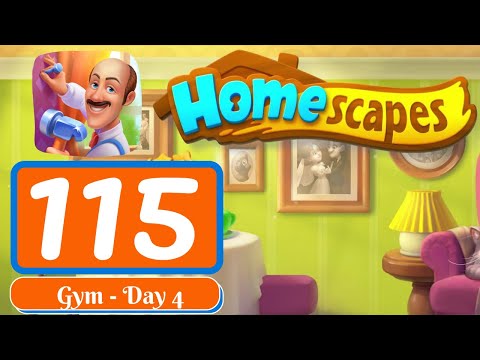 Homescapes Story - Day 115 - Gym Day 4 - Gameplay