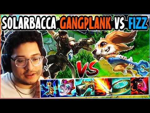SOLARBACCA Gangplank Vs Fizz Mid - NA Master - Patch 14.9