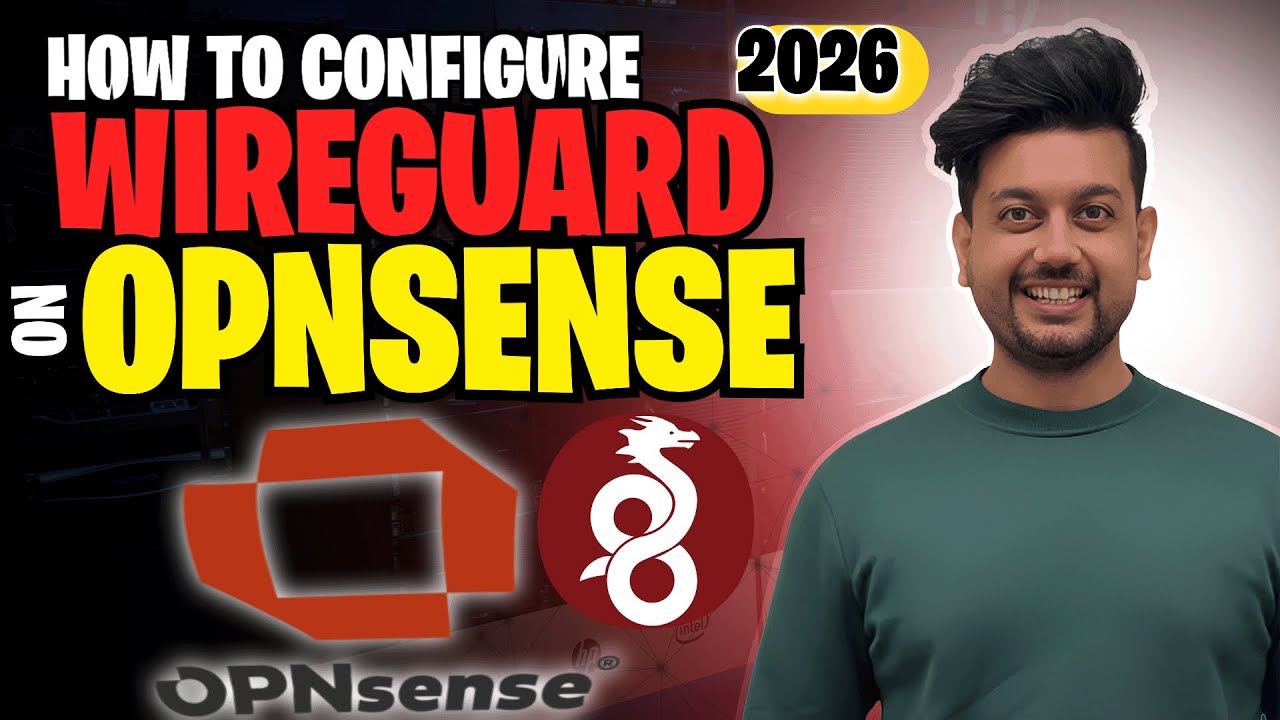 WireGuard VPN Setup on OPNsense Firewall | Step-by-Step Installation (2026)