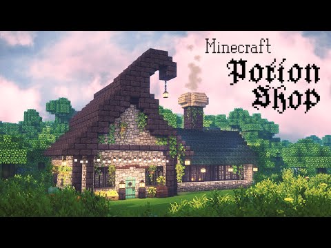 Aesthetic Minecraft ✨ Fairytale Potion Shop 🔮🌿✨ Speed Build CIT Ghoulcraft Mizunos ✨ Kelpie The Fox