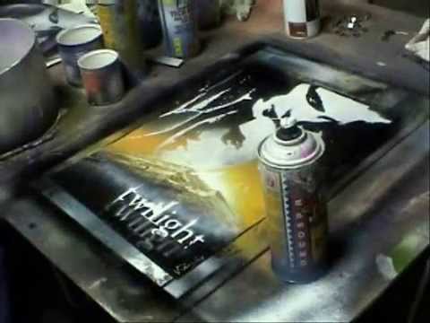 Twilight - Spray Paint Art
