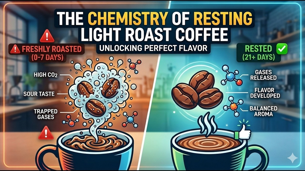 Light Roast Coffee: Why Resting is the Most Critical Step