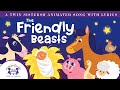 The Friendly Beasts: An Animated Kids Song with Lyrics!