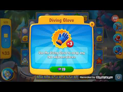 Fishdom level 525 complete 1/2