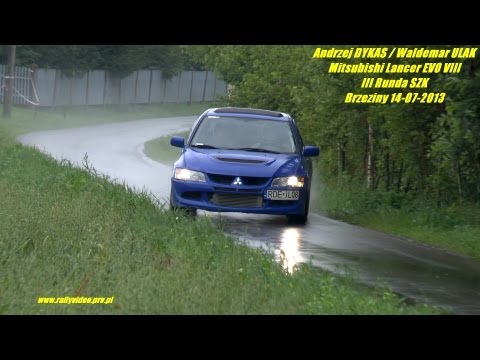 Andrzej DYKAS / Waldemar ULAK - Mitsubishi Lancer EVO VIII - 3 Runda SZK Brzeziny 14-07-2013