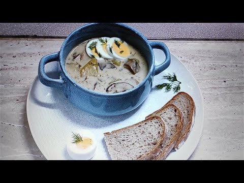 Kulajda Czech Wild Mushroom Soup Recipe | Czech Republic Kulajda Mushroom and Potato Soup