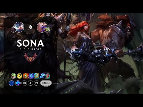 Sona Support vs Soraka - EUW Grandmaster Patch 13.7