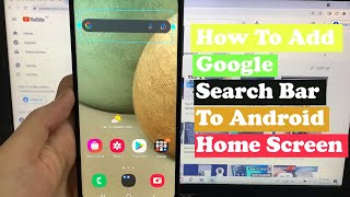 How To Add Google Search Bar To Samsung Home Screen (2023)