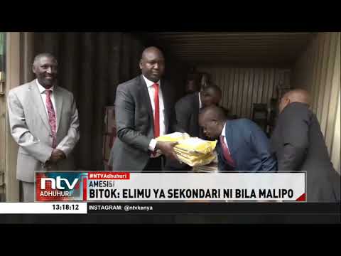 Julius Bitok asisitiza kuwa elimu ya msingi na sekondari ni bure