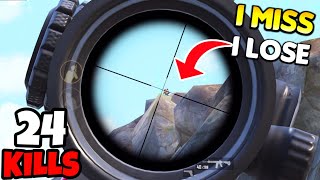 If I Miss This Shot I Lose The Match in BGMI • (24 KILLS) • BGMI Gameplay