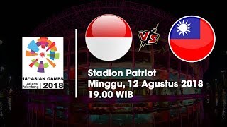 Live Streaming Timnas U-23 Indonesia Vs Taiwan di Laga Perdana Asian Games 2018