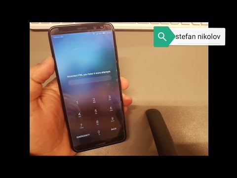 Hard reset Huawei Mate 10 lite /RNE-L21/.Unlock pin,pattern,password lock.