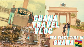 Ghana Travel Vlog: My Nigerian friend first time in Ghana(Ride along w Us)