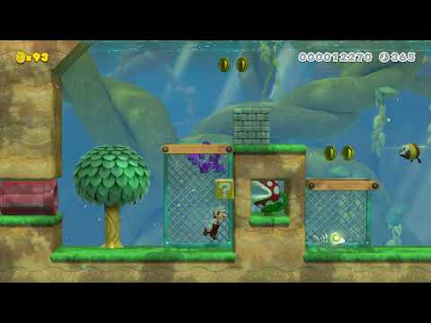 森の水全部抜く/Rescue Forest from Flood by きみしま (Kimishima) 🍄Super Mario Maker 2 ✹Switch✹ #buh