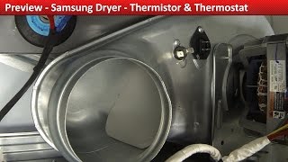 Samsung Dryer TE Error Code Thermistor Repair and Diagnostic