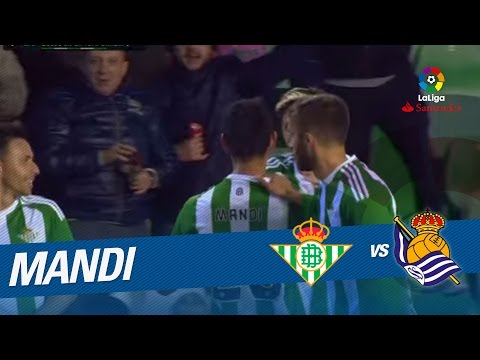 Great Goal of Mandi (1-1) Real Betis vs Real Sociedad
