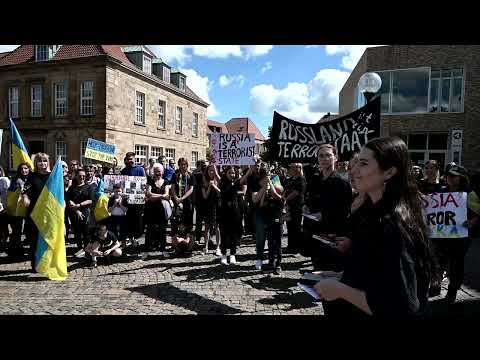 Kundgebung "Russland ist ein Terrorstaat" am 6.08.2022