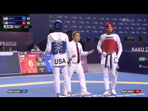 222 R16 Men  68kg USA HARRIS K  JOR KAREEM Z