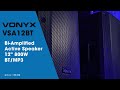 Video: Vonyx Vsa12Bt Altavoz Amplificado 12" 400W Mp3/BlueTooth