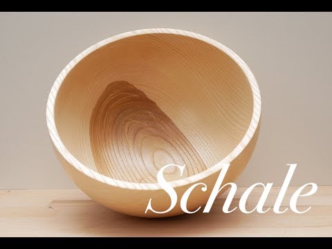Schale aus Esche drechseln 2.Teil