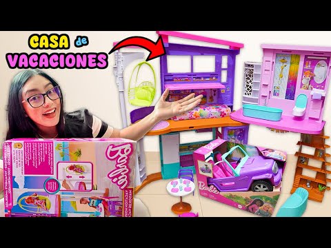 I OPEN and DECORATE Barbie's VACATION HOUSE | Daailum