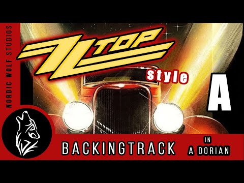 ZZ TOP Style Rock Backing Track Jam [A Minor]