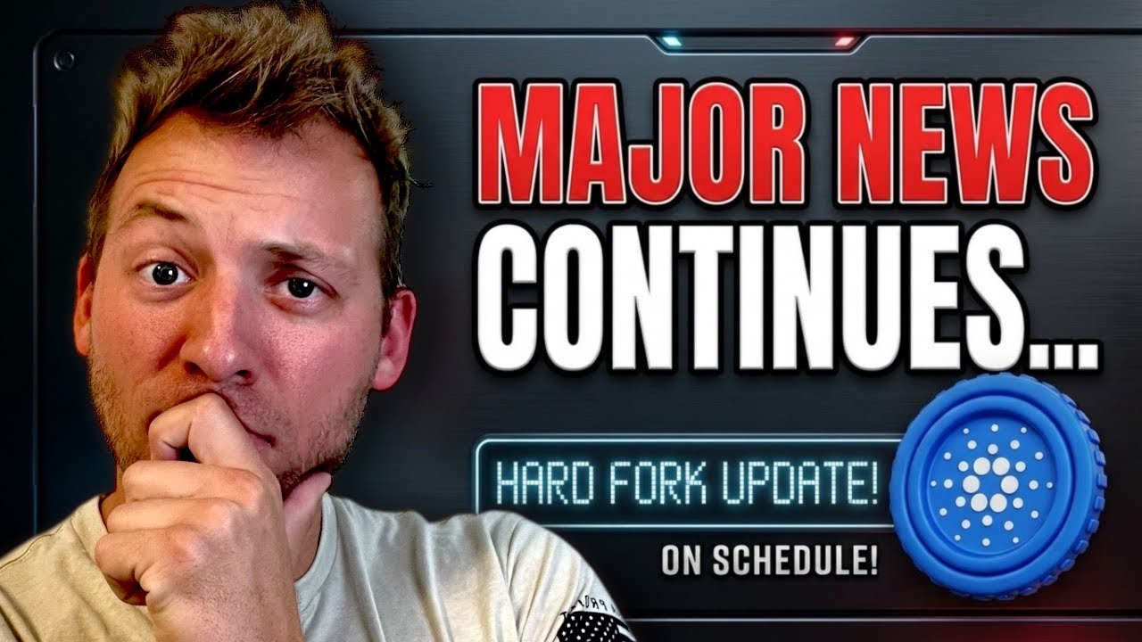 CARDANO ADA - Major News Continues... Cardano Hard Fork Update! On Schedule!